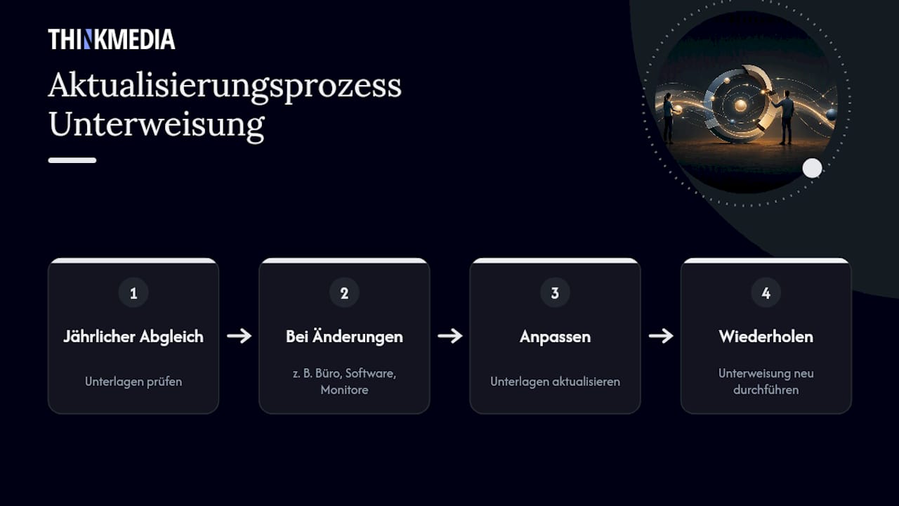 Jährliche und anlassbezogene Aktualisierung