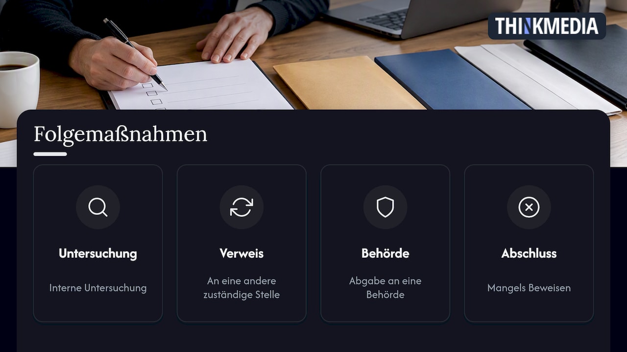 Prüfung einer Meldung und mögliche Folgemaßnahmen